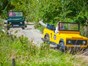 Mini Land Rover Jeeps at Heatherton World of Activities Tenby Pembrokeshire