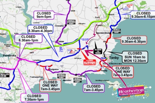 How to get to Heatherton World of Activities on Ironman Wales race day